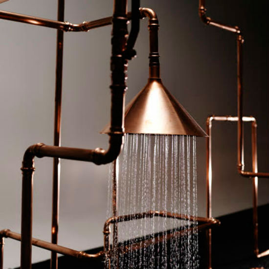 How to work the copper trend into your bathroom