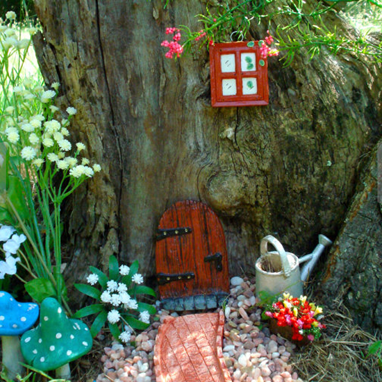 Fairy doors in the garden