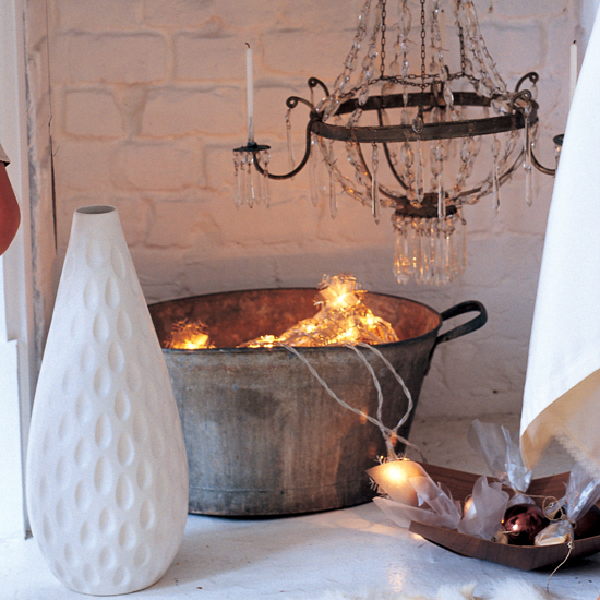 Creative ways to display fairy lights